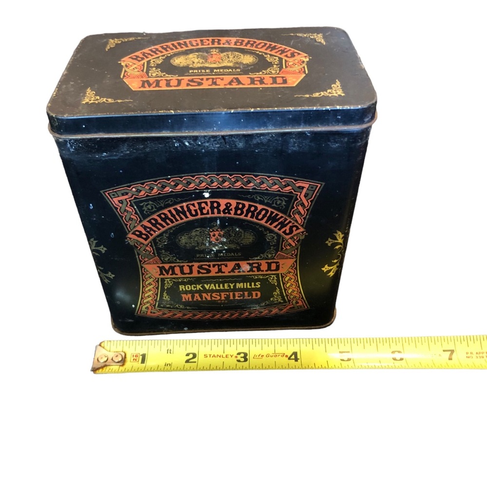 Vintage Barringer & Browns Mustard Tin - Picture 5 of 8